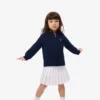 Sudadera con capucha y cremallera de forro polar para niño
