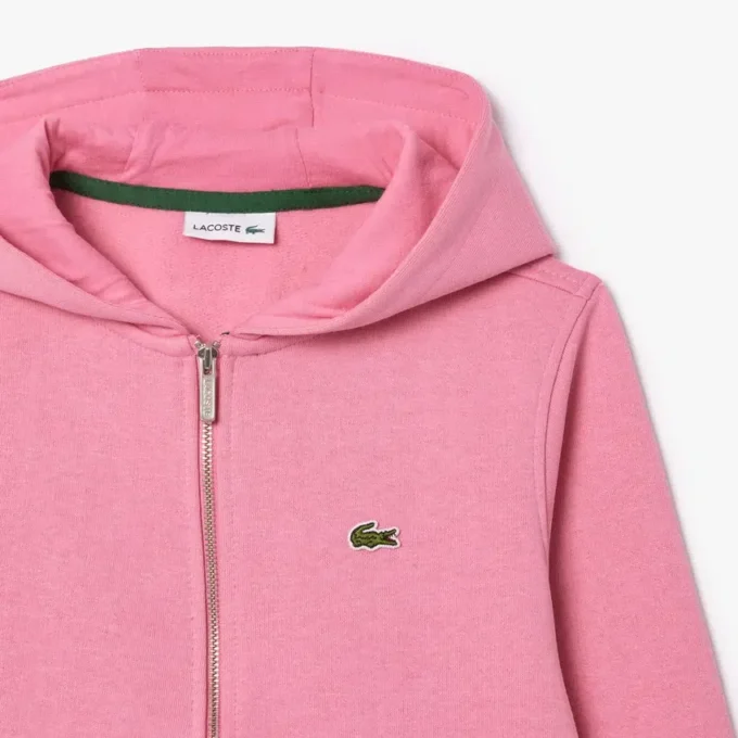 Sudadera con capucha y cremallera de forro polar para niño