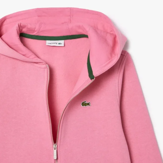 Sudadera con capucha y cremallera de forro polar para niño