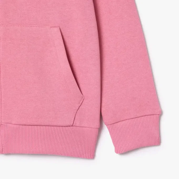 Sudadera con capucha y cremallera de forro polar para niño