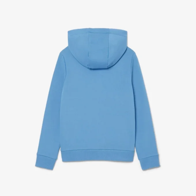 Sudadera con capucha y cremallera en bloques de color