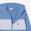 Sudadera con capucha y cremallera en bloques de color