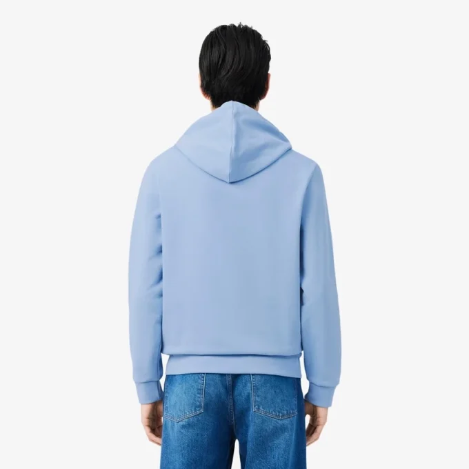 Sudadera con capucha y cremallera en bloques de color