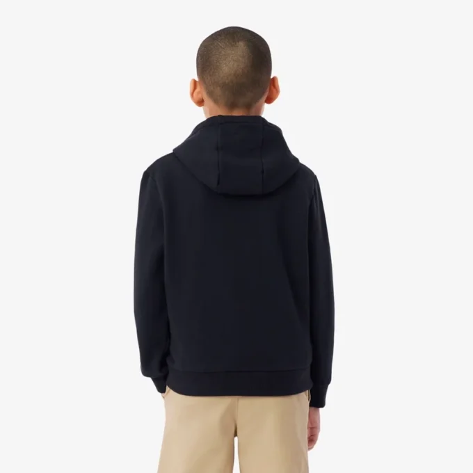 Sudadera con capucha y cremallera en bloques de color