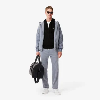 Sudadera con capucha y cremallera para hombre