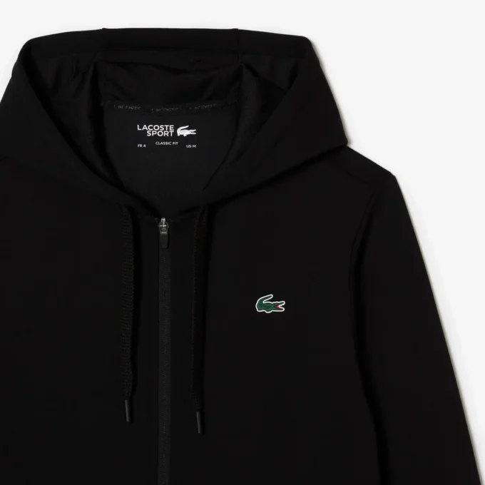Sudadera con capucha y cremallera para hombre