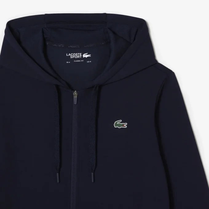Sudadera con capucha y cremallera para hombre