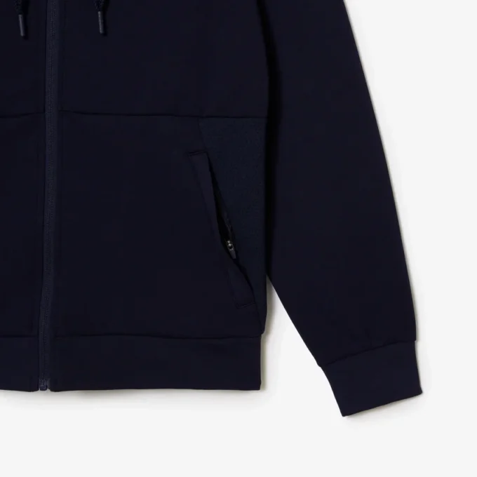 Sudadera con capucha y cremallera para hombre