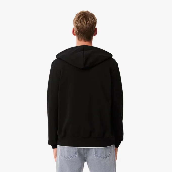 Sudadera con capucha y cremallera para hombre
