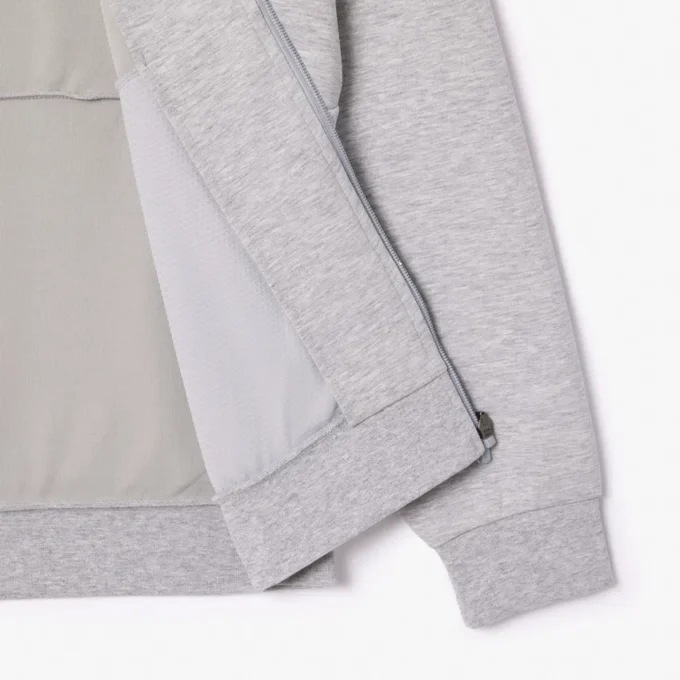 Sudadera con capucha y cremallera para hombre