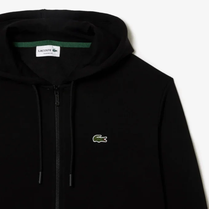 Sudadera con capucha y cremallera para hombre