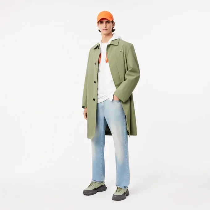 Sudadera con capucha y cremallera para hombre en bloques de color