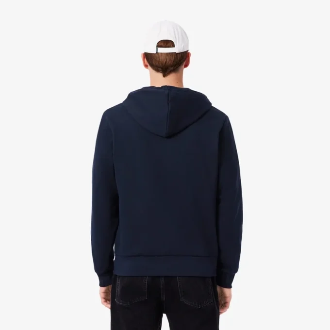 Sudadera con capucha y cremallera para hombre en bloques de color