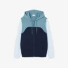 Sudadera con capucha y cremallera para hombre en bloques de color