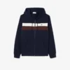 Sudadera con capucha y cremallera para hombre en bloques de color