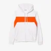 Sudadera con capucha y cremallera para hombre en bloques de color