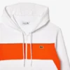 Sudadera con capucha y cremallera para hombre en bloques de color