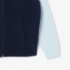 Sudadera con capucha y cremallera para hombre en bloques de color