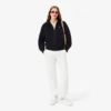 Sudadera con capucha y cremallera para mujer