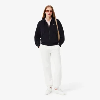 Sudadera con capucha y cremallera para mujer