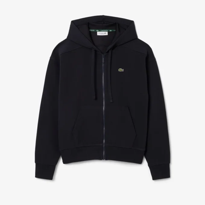 Sudadera con capucha y cremallera para mujer