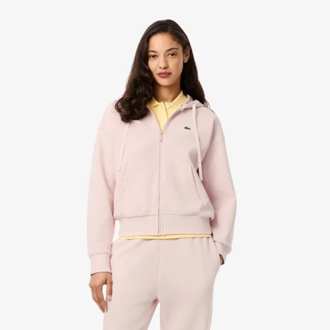 Sudadera con capucha y cremallera Piqua para mujer