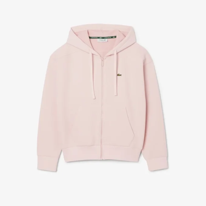 Sudadera con capucha y cremallera Piqua para mujer