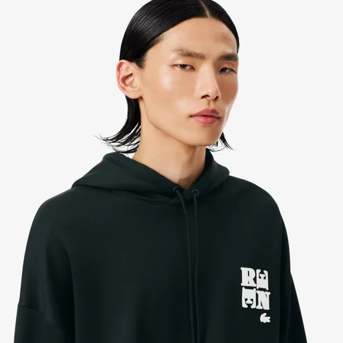 Sudadera con capucha y detalle de insignia Runway