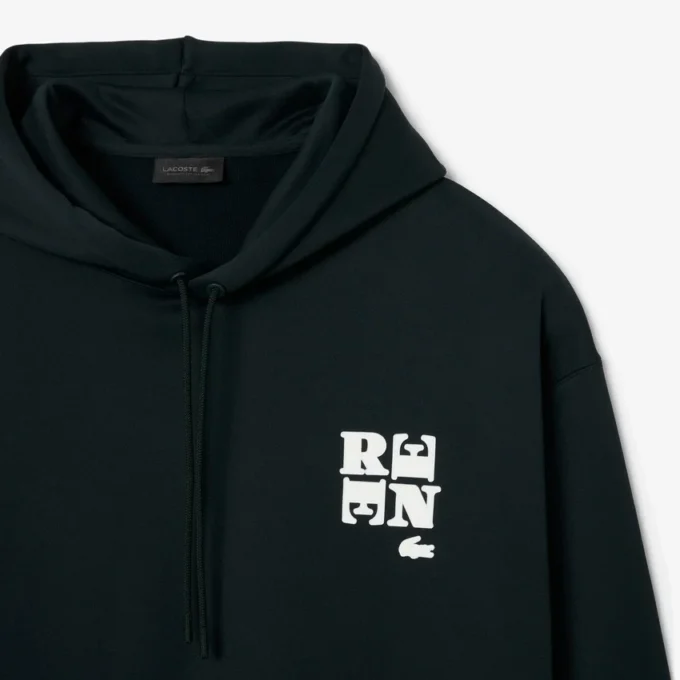 Sudadera con capucha y detalle de insignia Runway