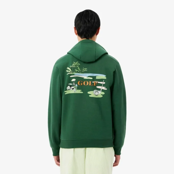 Sudadera con capucha y estampado de golf