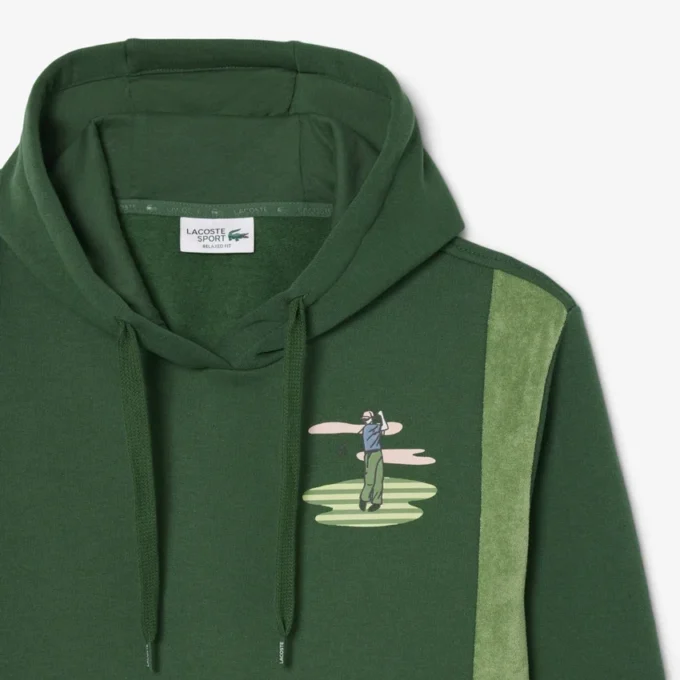 Sudadera con capucha y estampado de golf