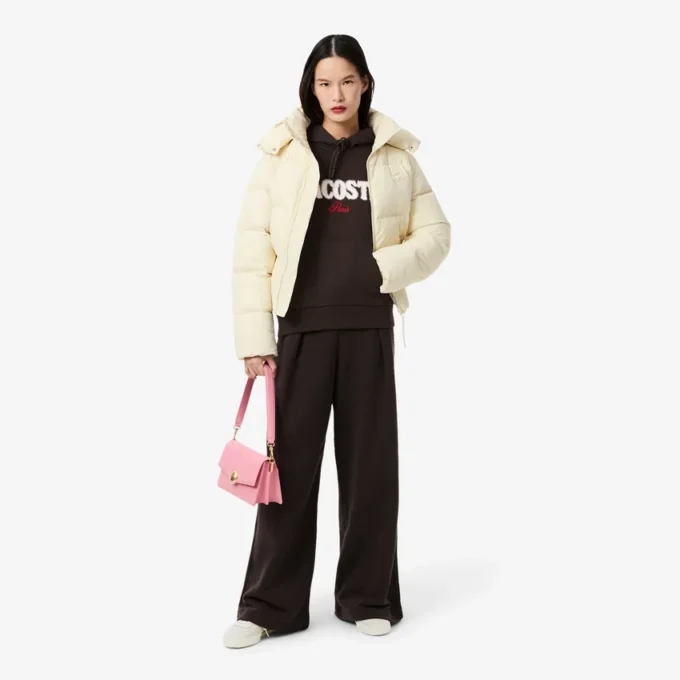 Sudadera con capucha y logo de mujer