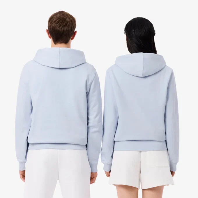 Sudadera con capucha y logotipo en relieve