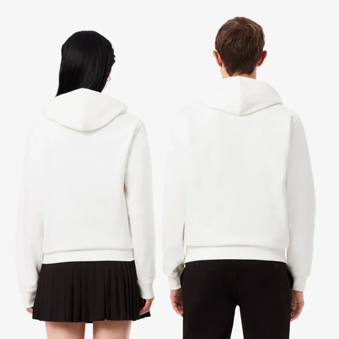 Sudadera con capucha y logotipo en relieve