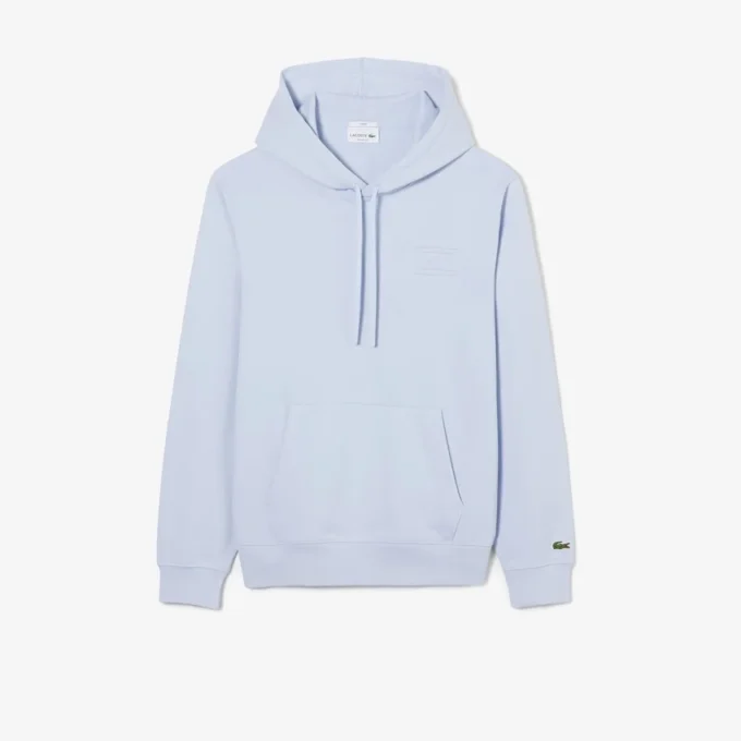 Sudadera con capucha y logotipo en relieve