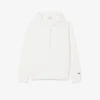 Sudadera con capucha y logotipo en relieve
