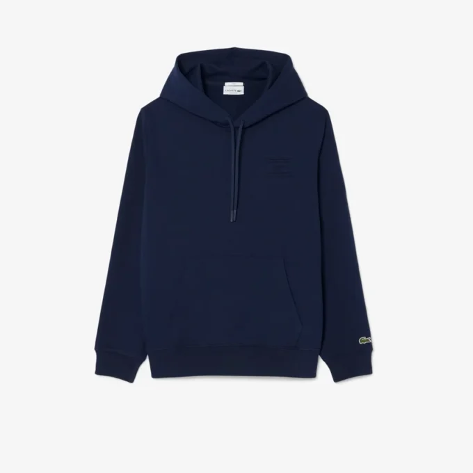 Sudadera con capucha y logotipo en relieve