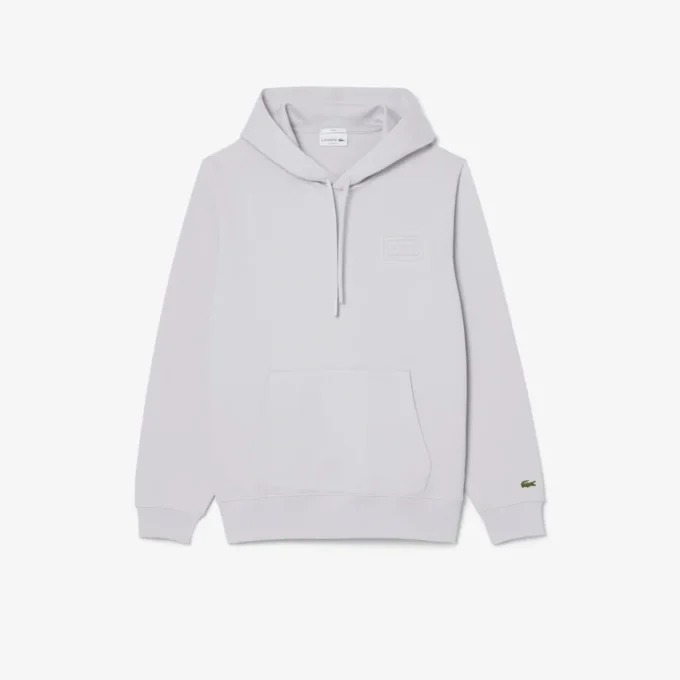 Sudadera con capucha y logotipo en relieve