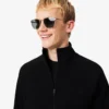 Sudadera con cremallera de jersey de doble cara para hombre