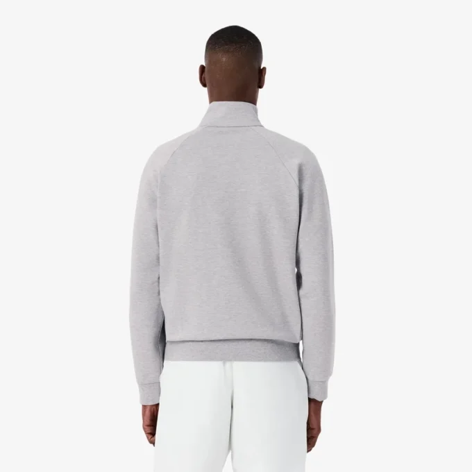 Sudadera con cremallera de jersey de doble cara para hombre