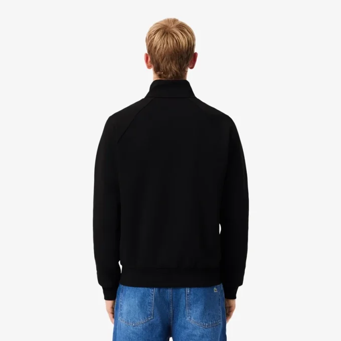 Sudadera con cremallera de jersey de doble cara para hombre