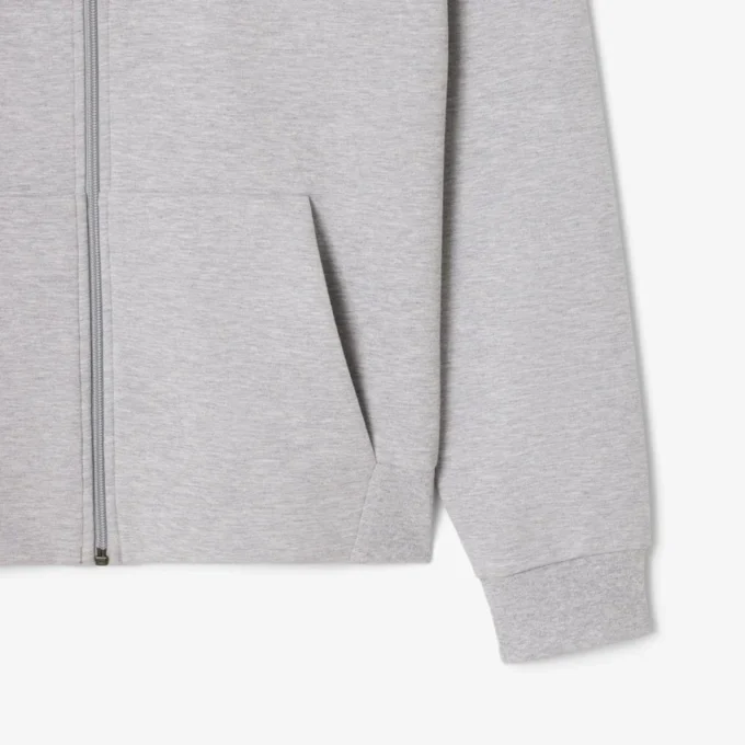Sudadera con cremallera de jersey de doble cara para hombre
