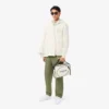 Sudadera con cremallera de piqué de corte clásico para hombre