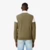 Sudadera con cremallera y bloques de color para hombre