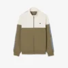 Sudadera con cremallera y bloques de color para hombre