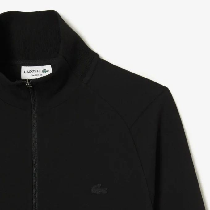 Sudadera con cremallera y cuello alto para hombre