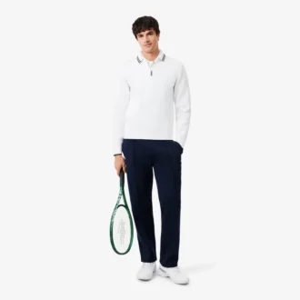 Sudadera con cremallera y cuello polo Tennis Heritage