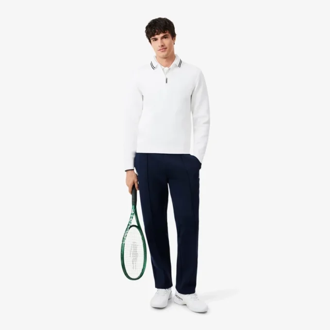 Sudadera con cremallera y cuello polo Tennis Heritage