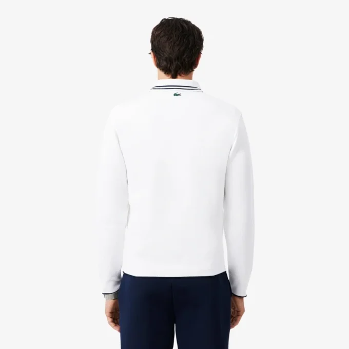 Sudadera con cremallera y cuello polo Tennis Heritage