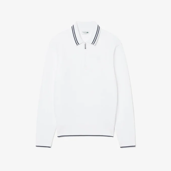 Sudadera con cremallera y cuello polo Tennis Heritage